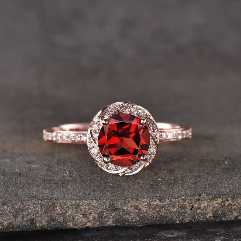 ruby women ring