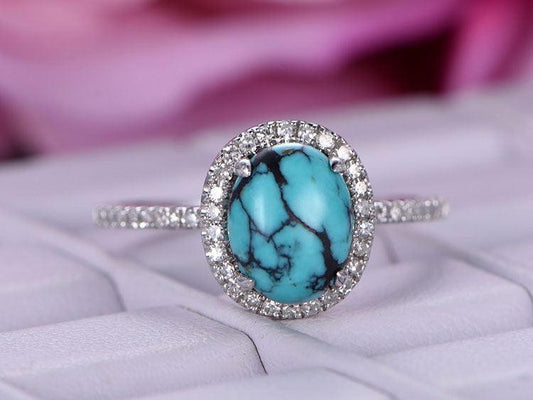 Turquoise Wedding Rings