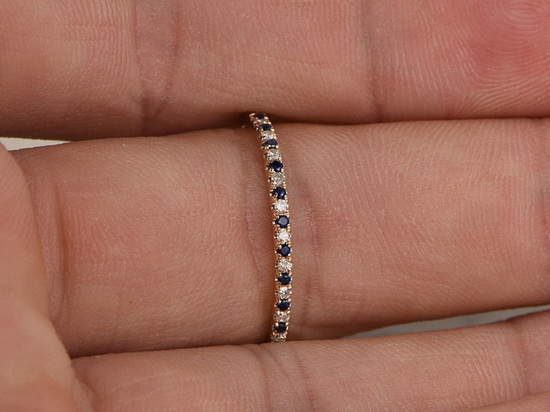 sapphire eternity ring