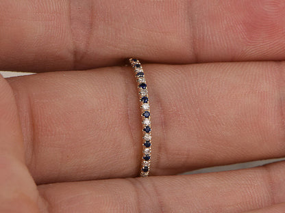 sapphire eternity ring