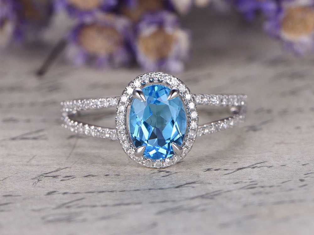 topaz ring set