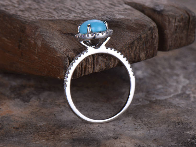 Turquiose engagement ring