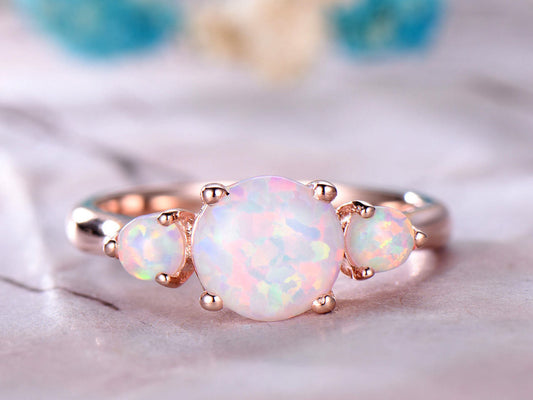 Opal Rings