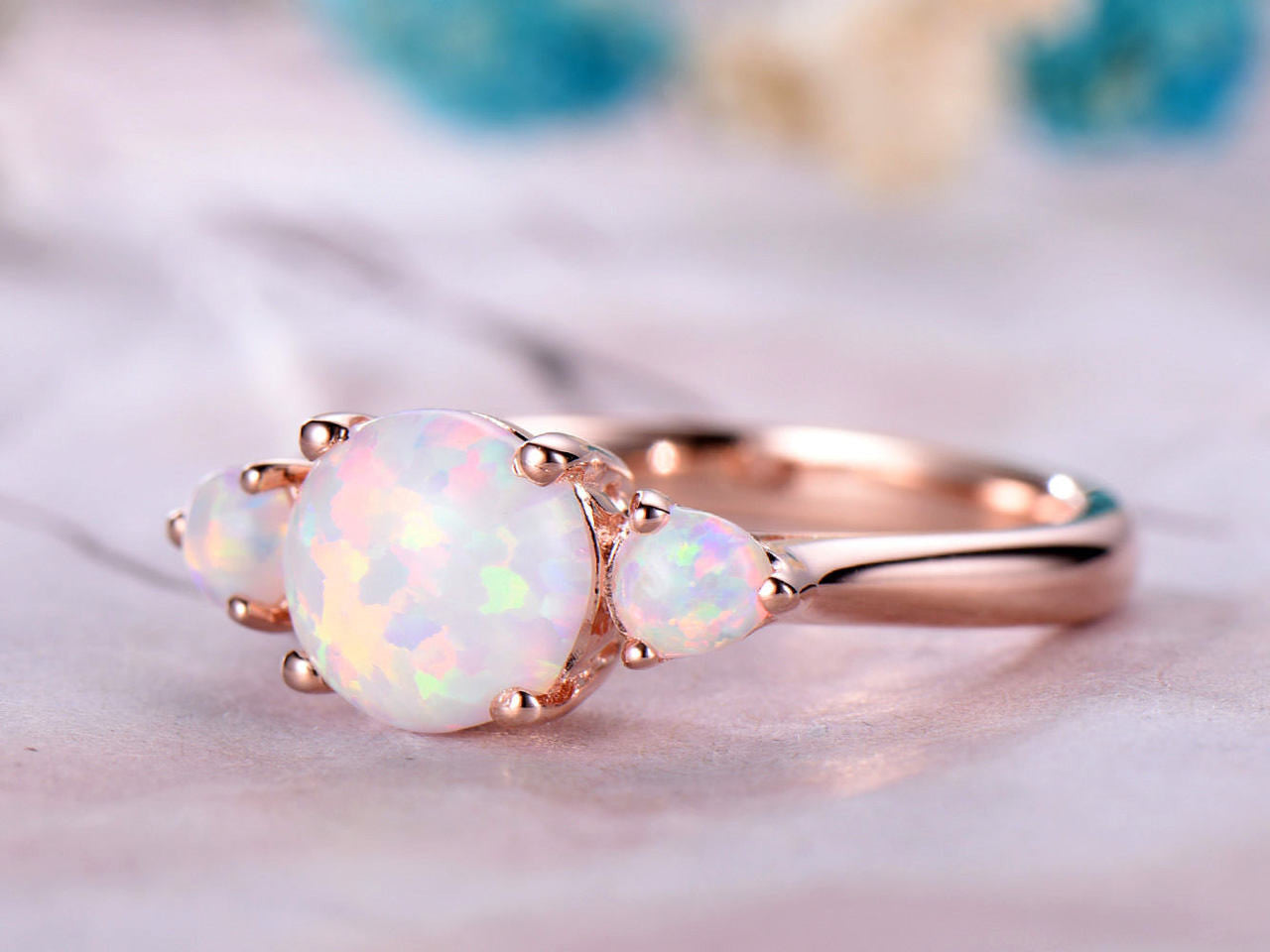 Opal Rings