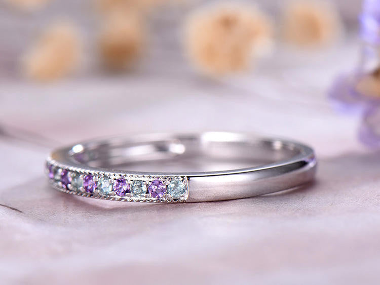 Gemstone Wedding Rings