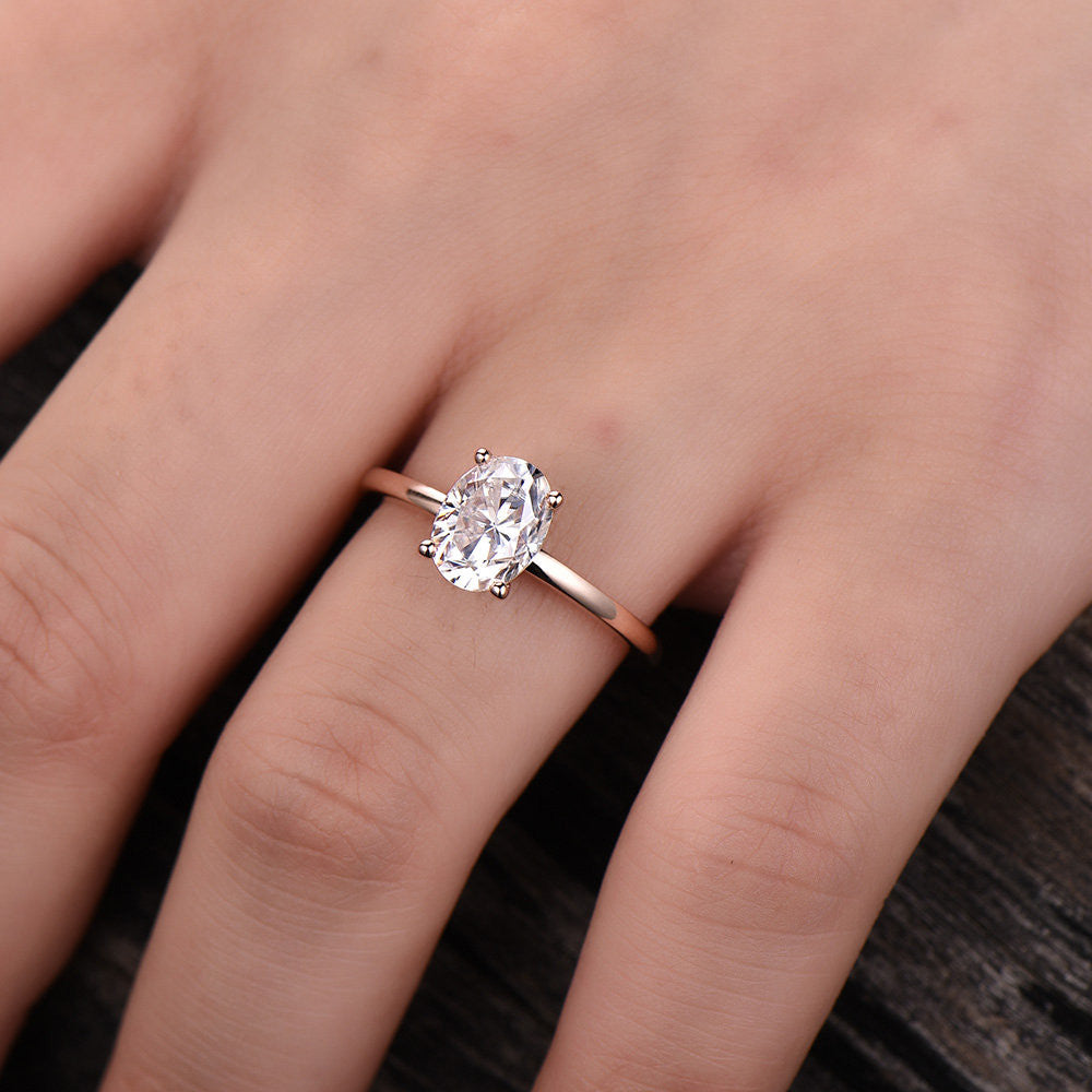 Moissanite Vintage Engagement Rings-Forever One Moissanite Rings